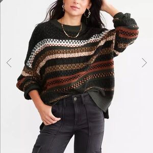 Buckle Gilded intent patterned sweater